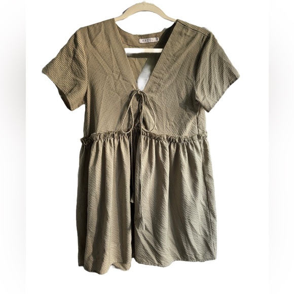 Princess Polly Martimo Mini Dress - Olive - Picture 1 of 2